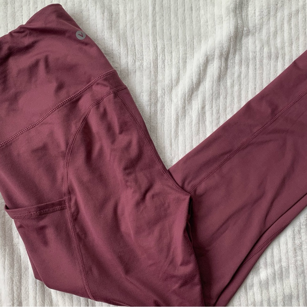 Velocity leggings women’s size medium mauve